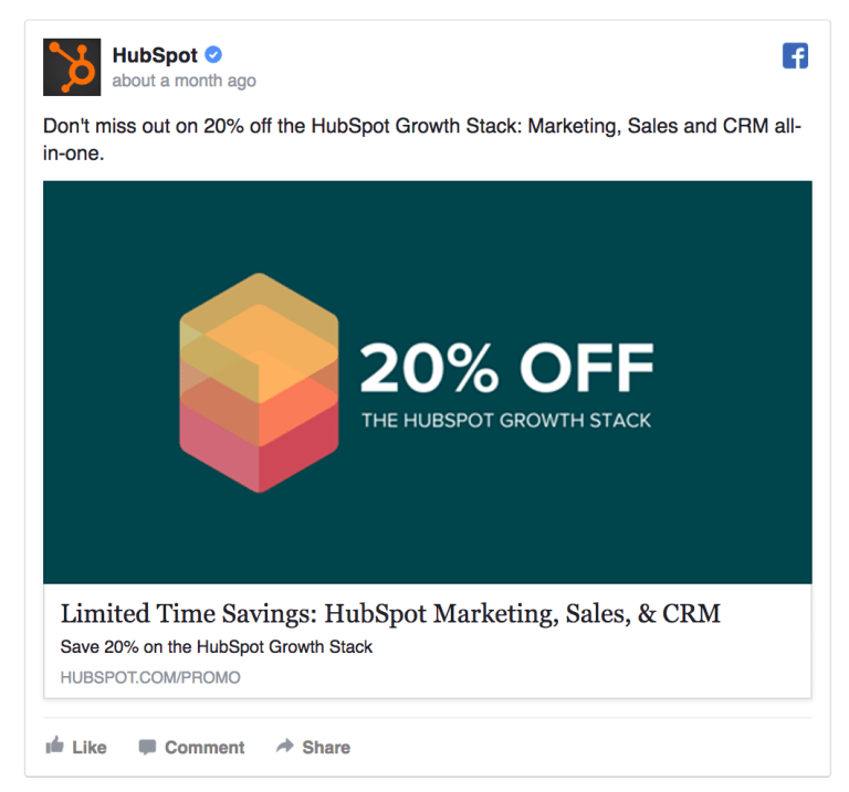 Hubspot ad